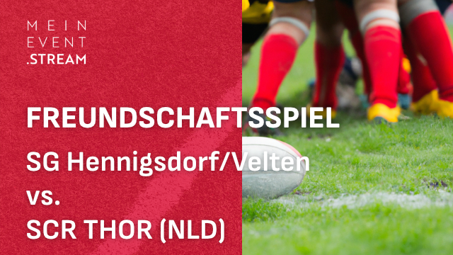 Freundschaftsspiel: SG Hennigsdorf/Velten vs. SCR Thor (NLD) Logo