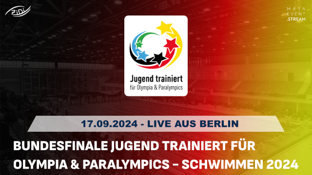 Bundesfinale JtfO Schwimmen 2024 Logo